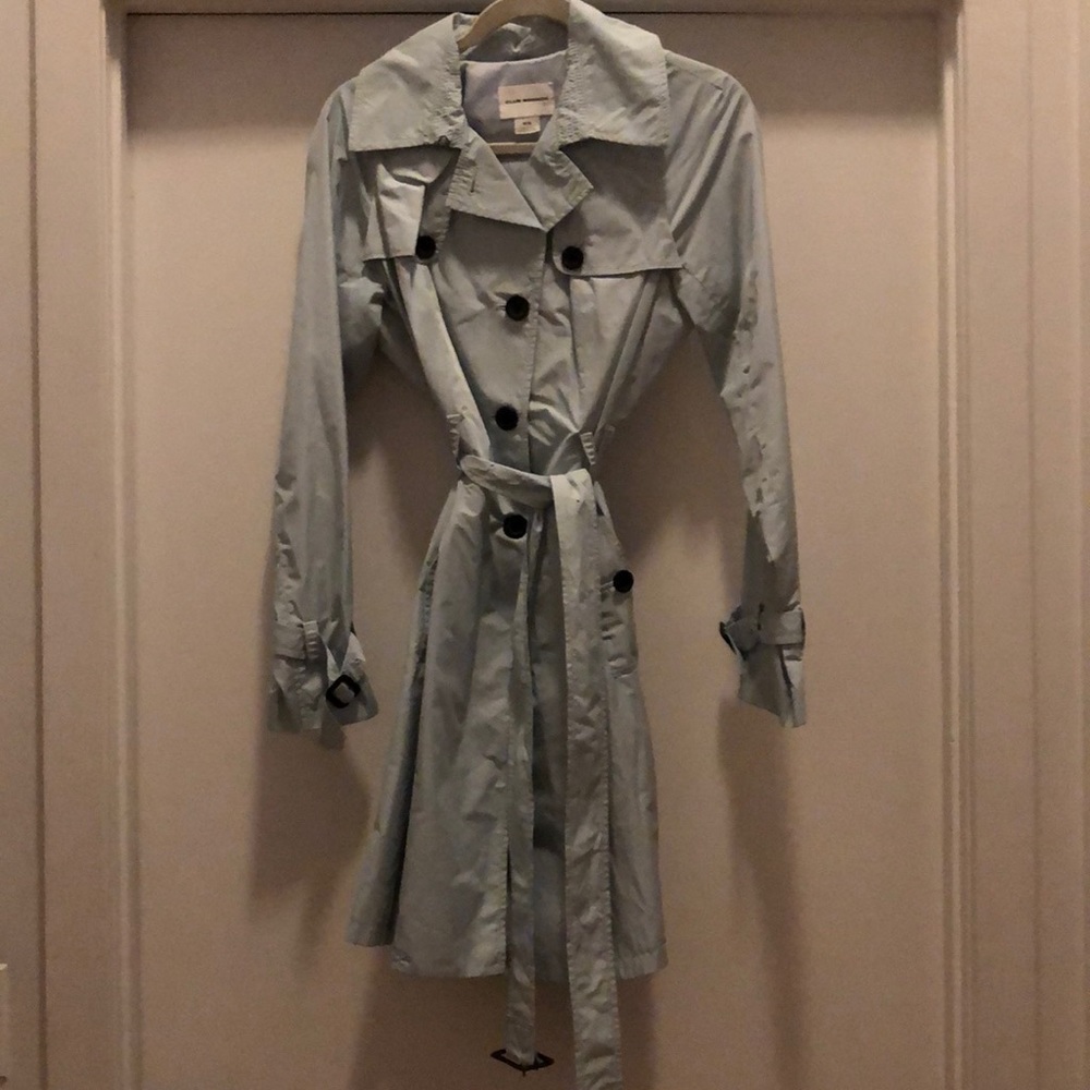 Club Monaco light blue trench